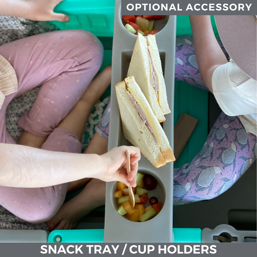 Kids Snak-Rak Car/Carriage Snack Tray/Cup Holder Tray/Food Drink